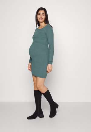 Sukienka dzianinowa - dark green