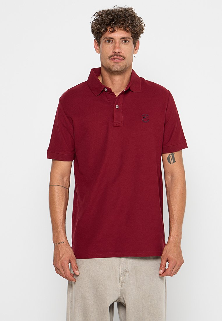 INDICODE JEANS Poloshirt bordeauxrood