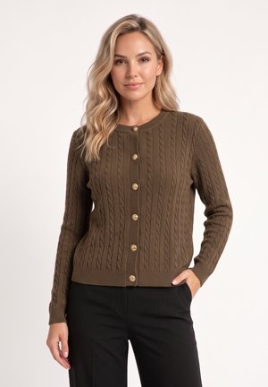 Anna Field by Zalando, CARDIGAN - Жилетка - chocolate brown