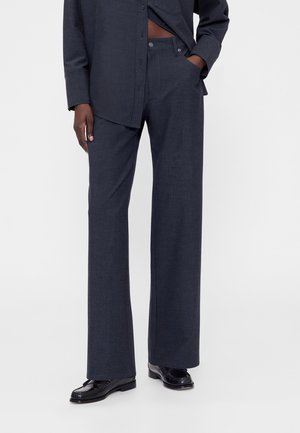 GAPSTUDIO LOW RISE LOOSE TROUSERS - Bukse - navy heather