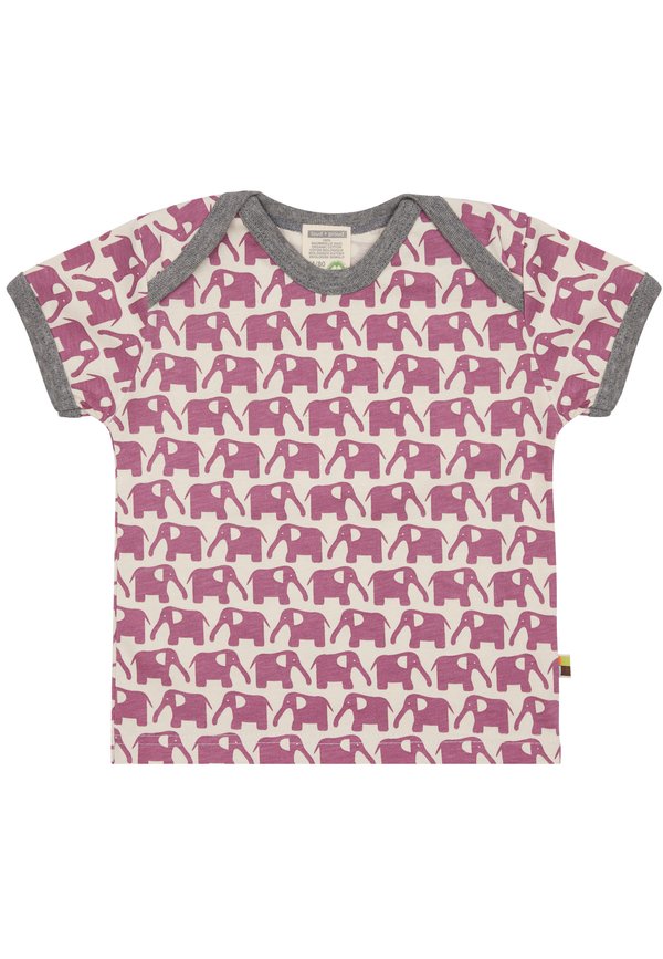 KURZARM - T-Shirt print - altrosa