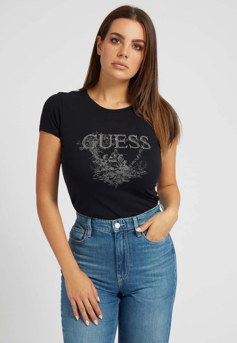 Guess TShirt print schwarz Zalando.at