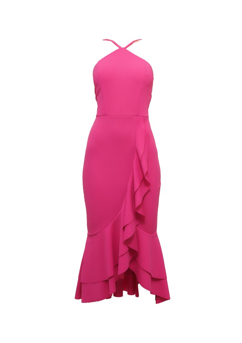 WAL G TALL Cocktailjurk donkerroze