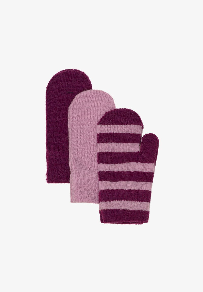 Minymo MAGIC 3-PACK - Fäustling - magenta purple