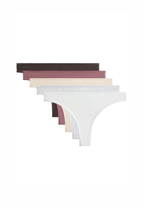 5 COTTON BLEND BRAZILIAN - Slip - mauve