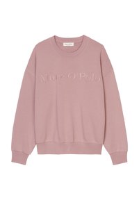 Marc O'Polo LOGO EMBROIDERY AT FRONT - Mikina - dark mauve