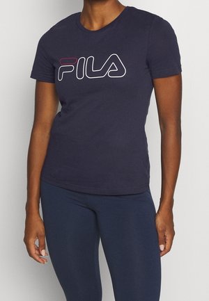 T-shirt print - dark blue