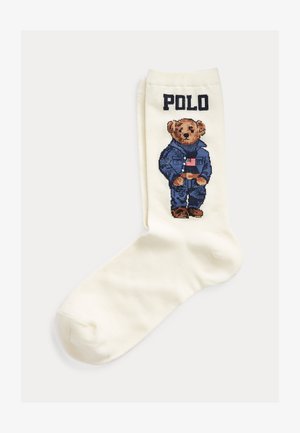Polo Ralph Lauren POLO BEAR CREW SOCKS - Zoknik - ivory