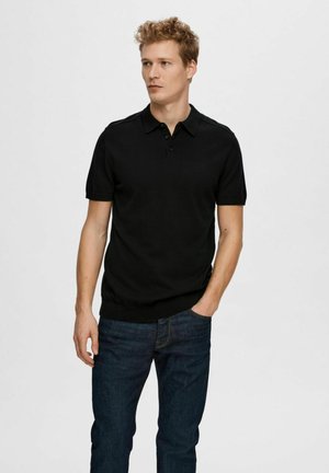 SLHBERG - Polo shirt - black
