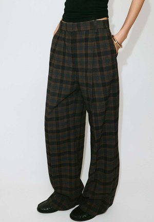 Mango, ADULT - Stoffhose - dark brown