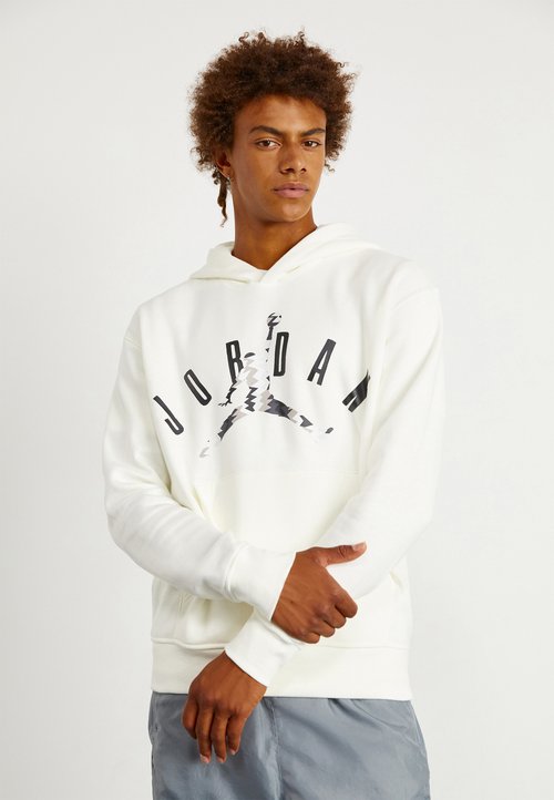 Jordan CREW - Sweatshirt - SAIL/BLACK/?�cru - ZALANDO.CH