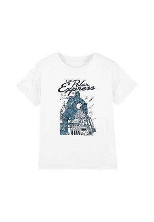 Cotton Soul, POLAR EXPRESS/RAIL RIDERS UNISEX - Print T-shirt - white