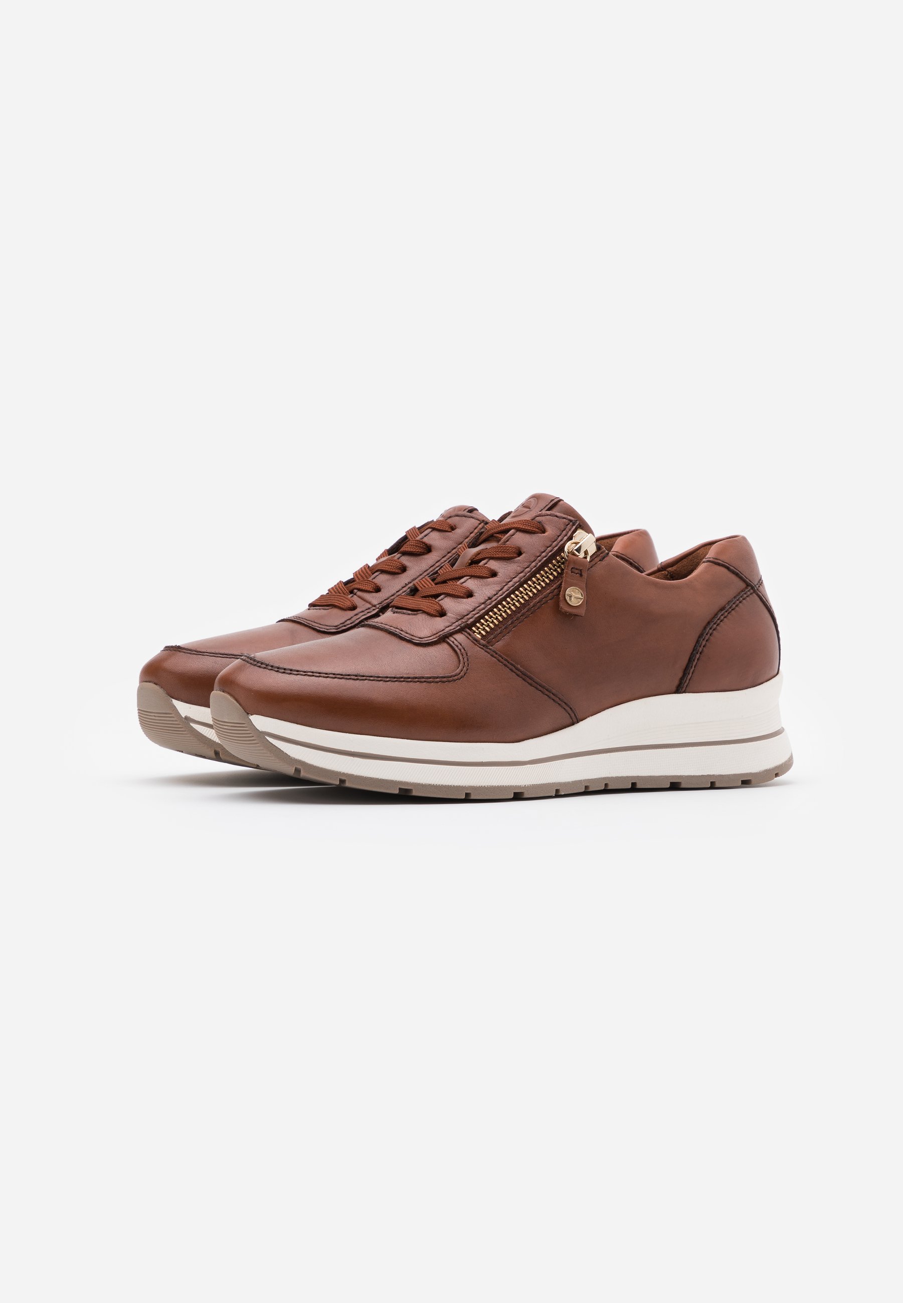 Tamaris Pure Relax LACE UP Joggesko chestnutkonjakk Tamaris Pure Relax LACE UP Joggesko chestnutkonjakk