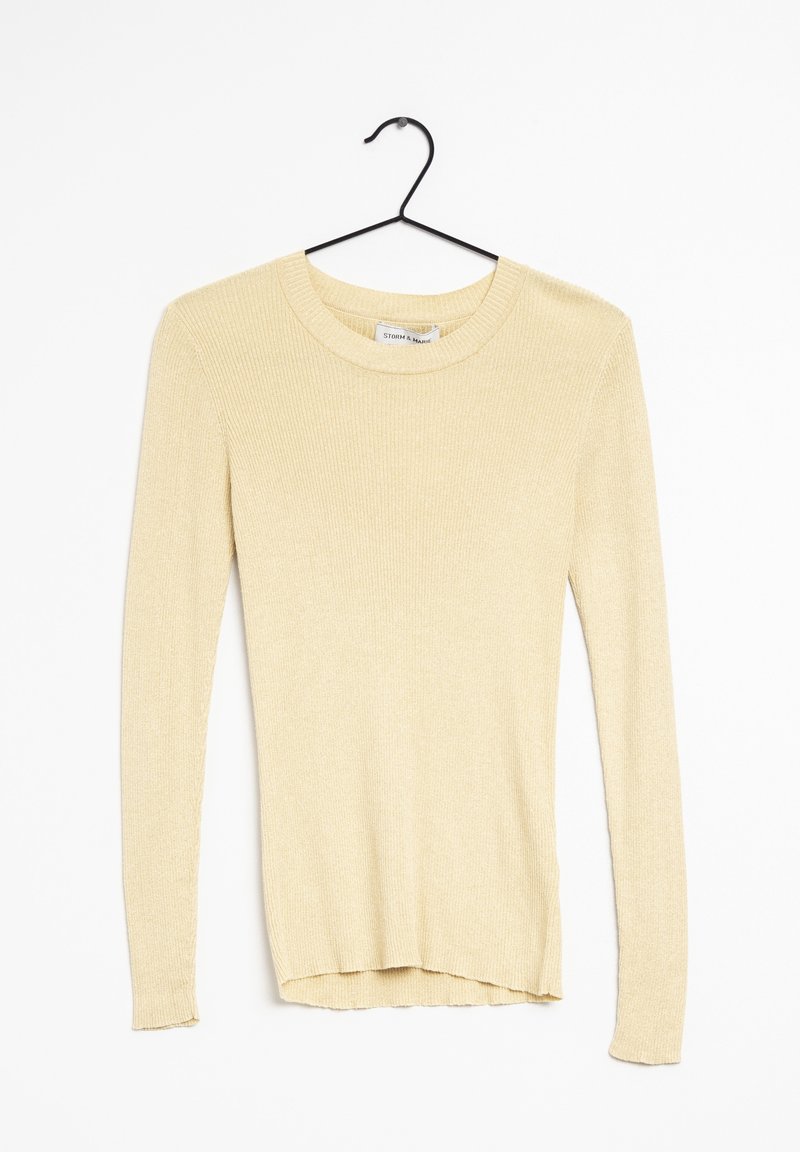 Storm & Marie Strickpullover - yellow