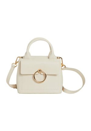 SAC ANOUCK MINI CUIR - Bolso de mano - ecru