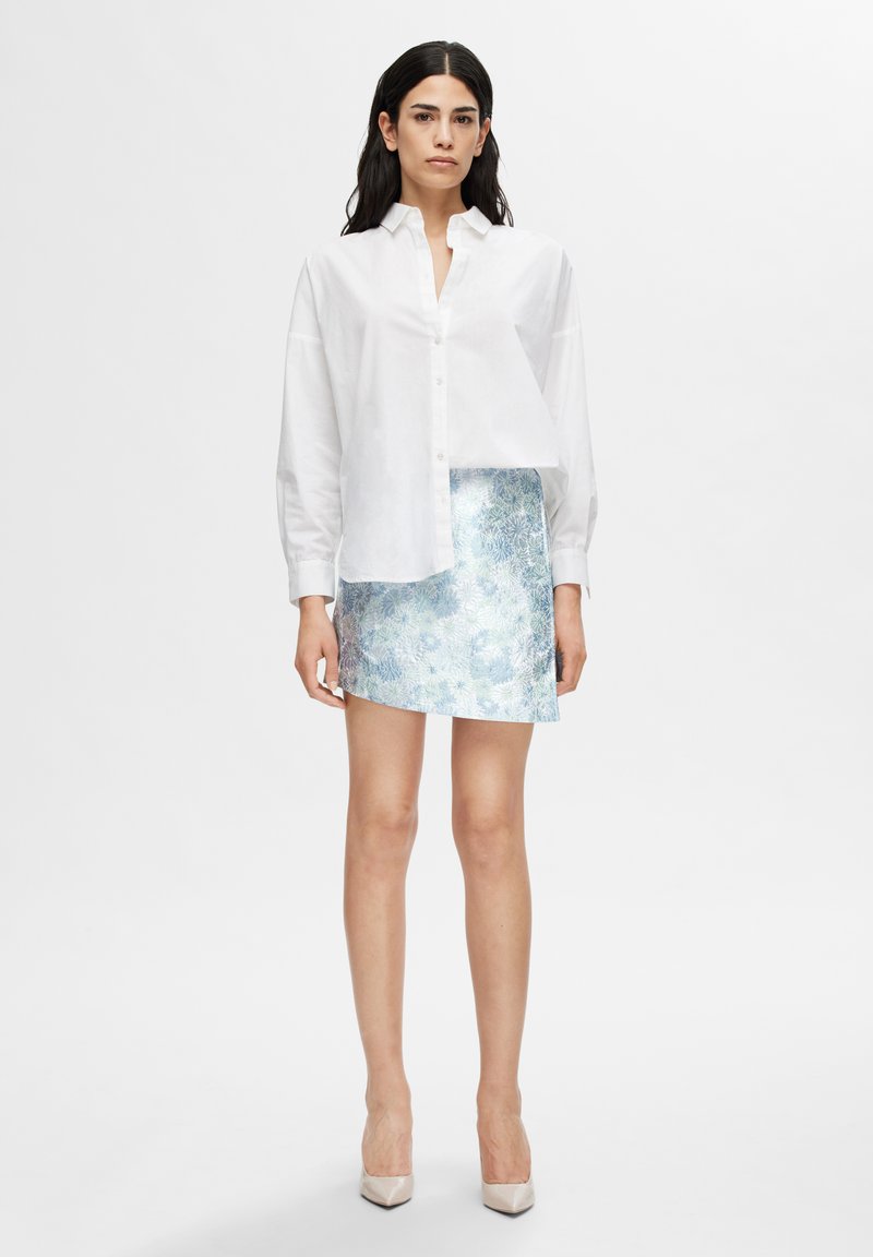 Selected Femme Minirok donkerblauw Selected Femme Minirok donkerblauw