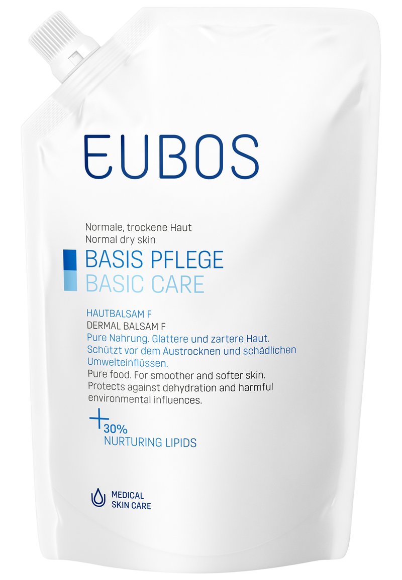 EUBOS - BASIS PFLEGE HAUTBALSAM F, NACHFÜLLBEUTEL - Körperpeeling - weiß, Vergrößern