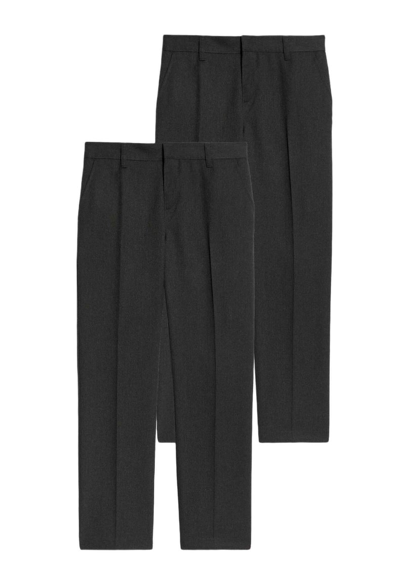 Marks & Spencer 2PK REGULAR SCHOOL - Broek - charcoal
