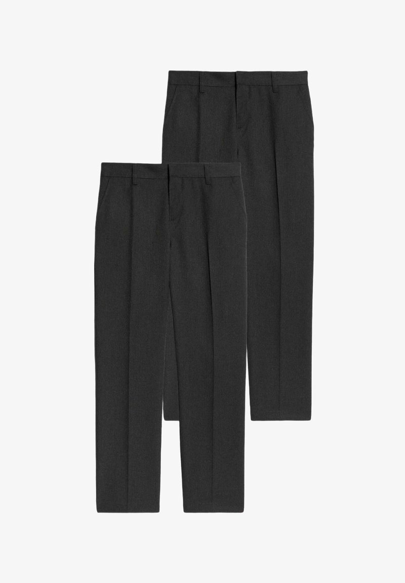 Marks & Spencer 2PK REGULAR SCHOOL - Broek - charcoal