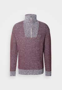 ZIP TROYER SWEATER - Pullover - purple sky