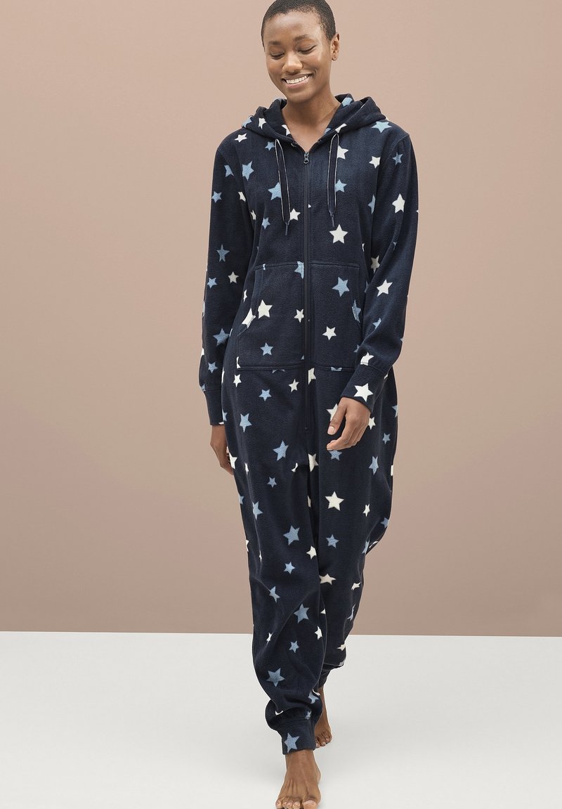 Ellos Collection - JULIA - Jumpsuit - blau gemustert, Enlarge