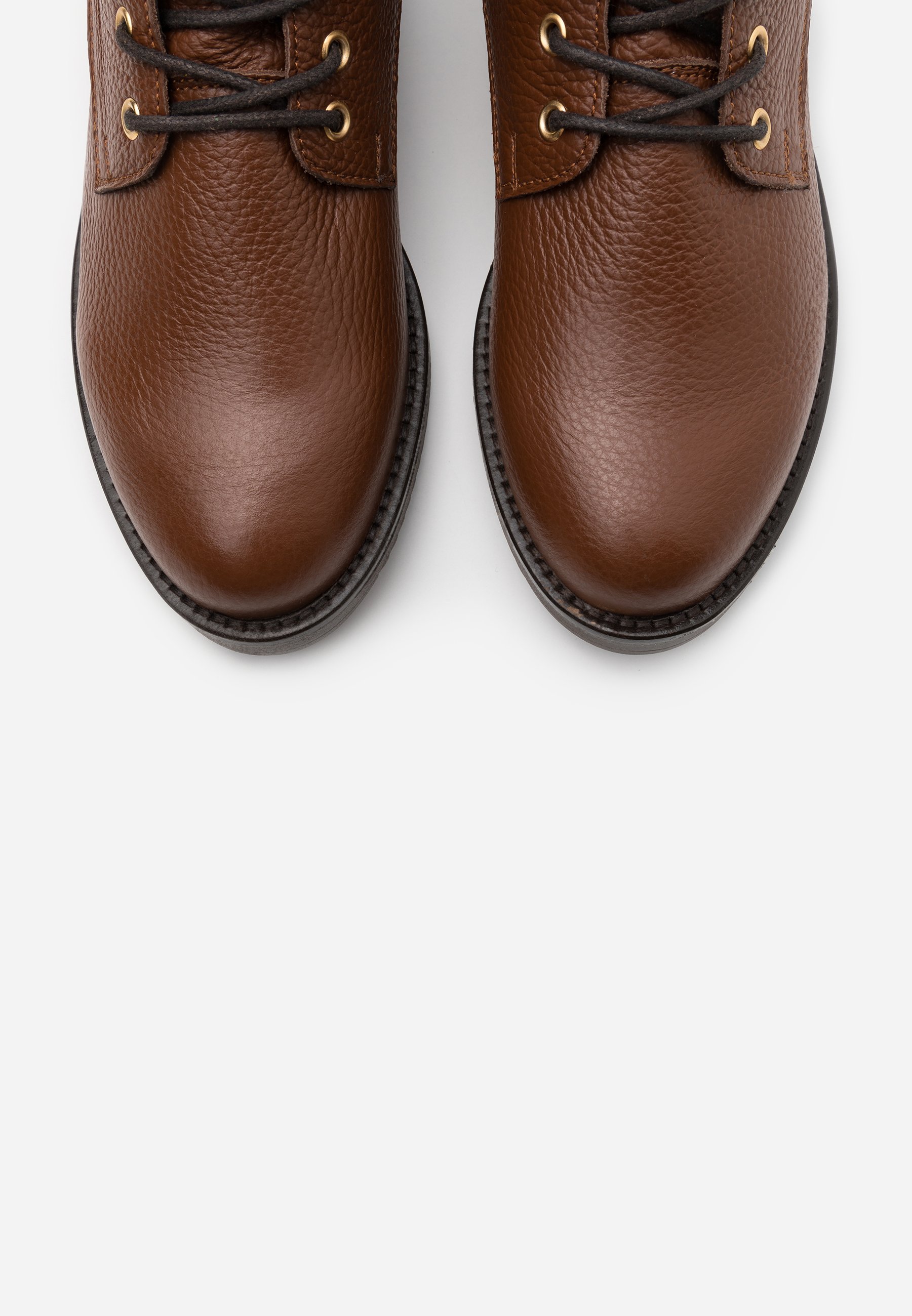 Anna Field LEATHER ANDREAS - Snørestøvletter - brown Anna Field LEATHER ANDREAS - Snørestøvletter - brown