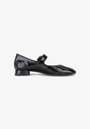 Gabor, GABOR SPANGENPUMPS - Ankle strap ballet pumps - black