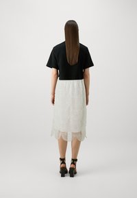 TWINSET WOVEN SKIRT - A-silueta svārki - white