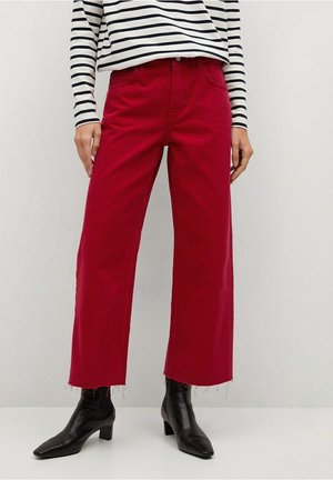 Straight leg jeans - red