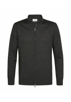 PROFUOMO, PROFUOMO CARDIGAN FULL ZIP - Vest - dark brown