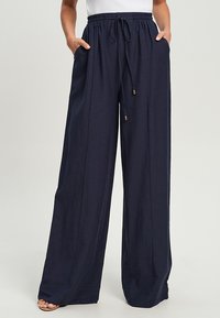 TUSSAH ANDREA - Hlače - navy blue