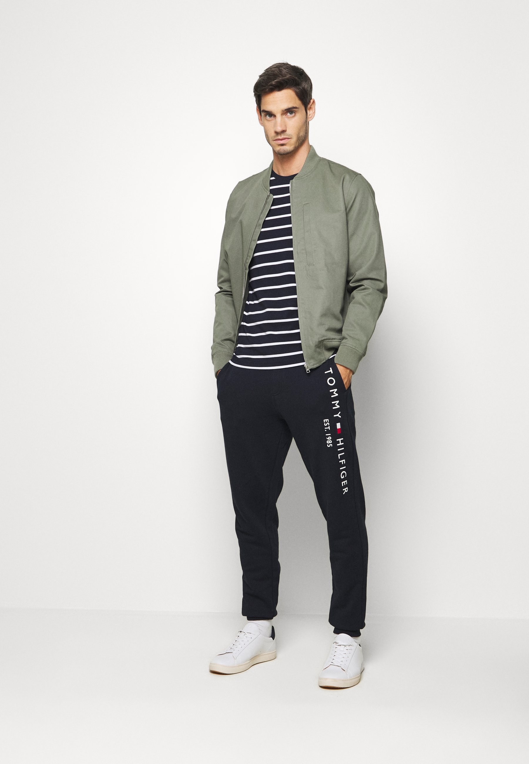 Herrer STRETCH SLIM FIT TEE - T-shirts basic Herrer STRETCH SLIM FIT TEE - T-shirts basic