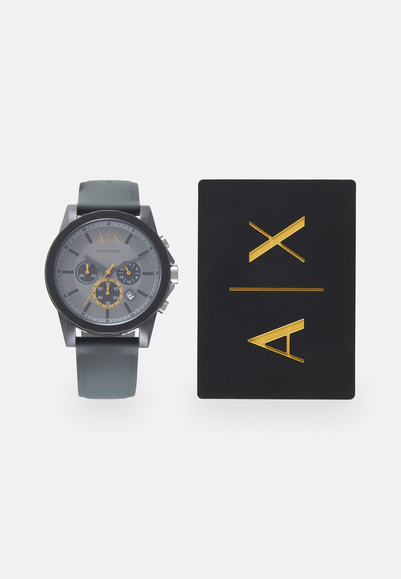 Armani Exchange SET Chronograph watch gray/black Zalando.de