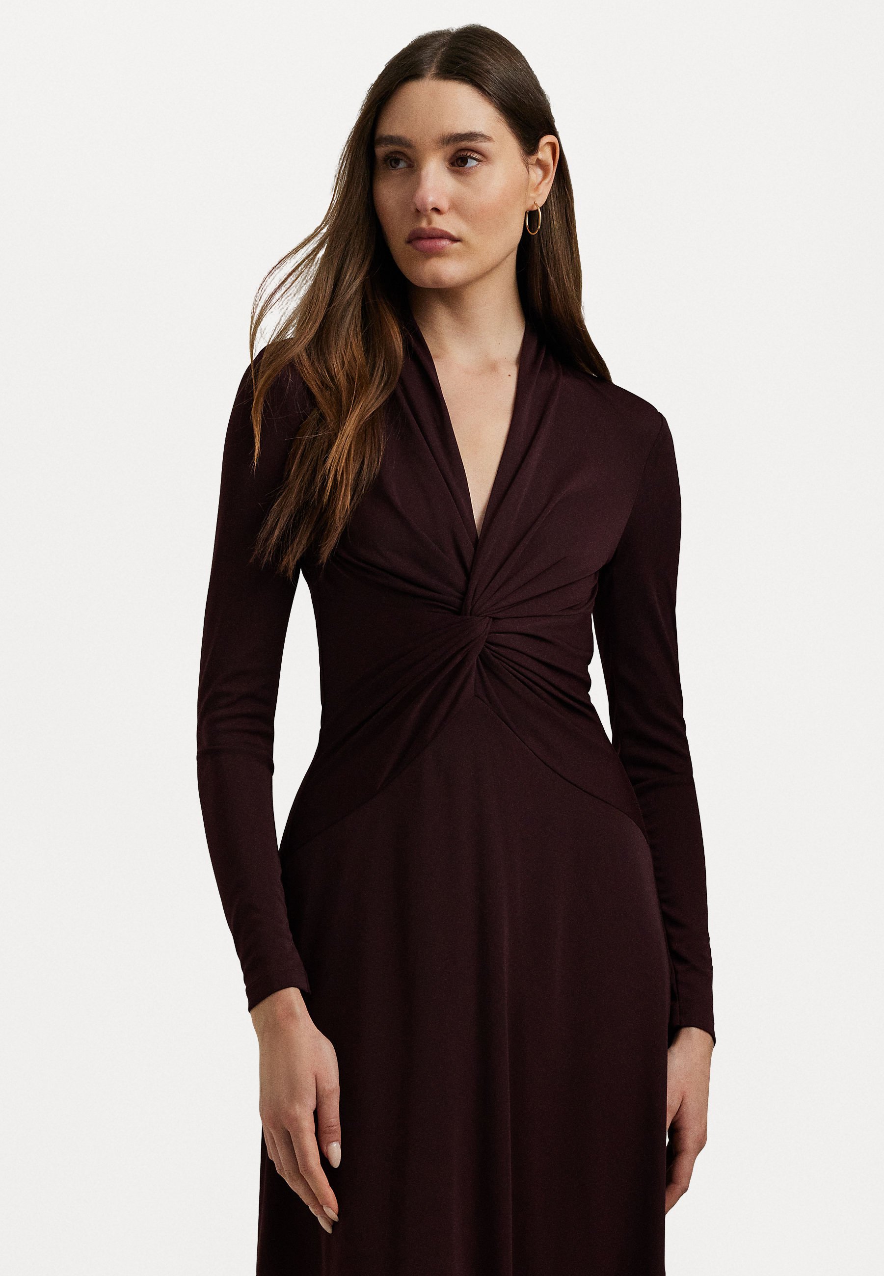 jersey knit wrap dress DVF Julian Silk Jersey Wrap Dress