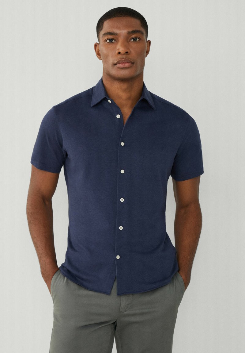 Hackett London Košeľa - navy