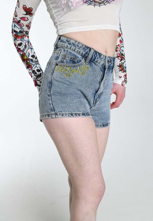 NYC LOVER  - Denim shorts - bleach