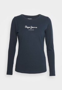 Námornícky triko s dlouhým rukávem vyrobené z bavlny, s kulatým výstřihem a bílým logem "Pepe Jeans London" na přední straně.