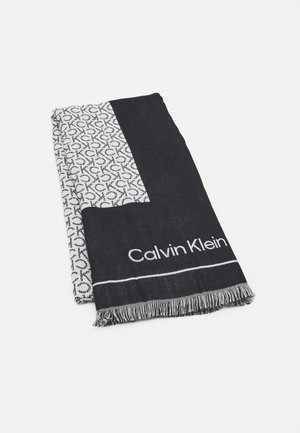 LOGO SCARF - Foulard - schwarz/weiß