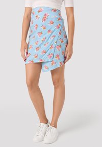 Fustă petrecută - light blue