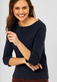 Cecil UNIFARBE - Langarmshirt - blau