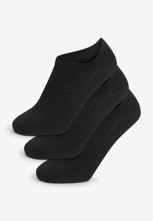 LOW RISE SPORT 3 PACK - Nogavice - black