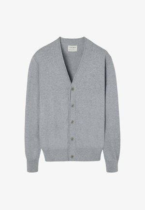 Silbon, CÁRDIGAN CON LOGO BORDADO - Chaqueta de punto - gris