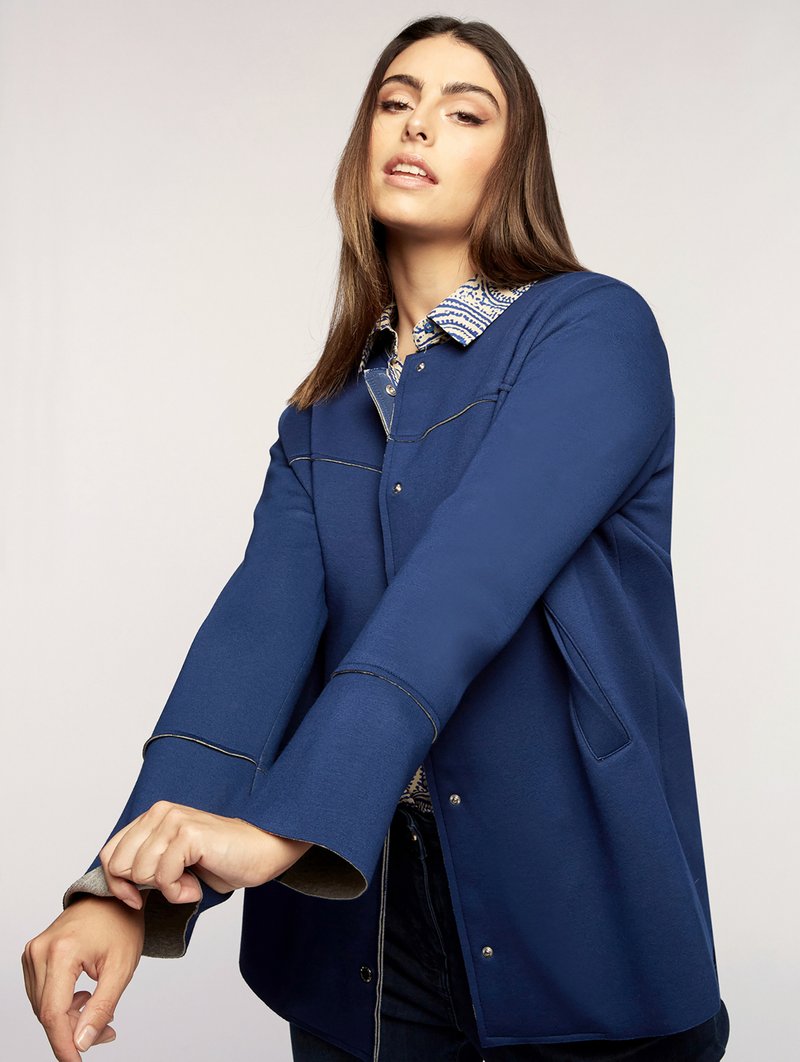 Damen Parkas | Fiorella Rubino Kurzmantel blu/blau - UO30444 Damen Parkas | Fiorella Rubino Kurzmantel blu/blau - UO30444