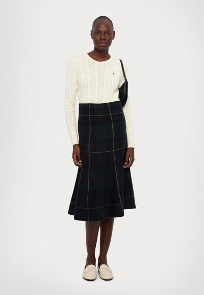 Polo Ralph Lauren A LINE SKIRT  - A-vonalú szoknya - navy plaid