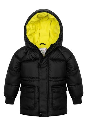 HOODED PADDED PUFFER - Zimní bunda - black