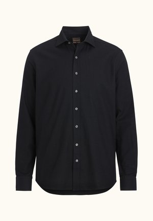 Oscar Jacobson REG FIT CUT AWAY BRUSHED - Hemd - black