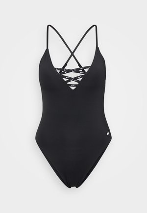 Nike Swim, CROSSBACK ONE PIECE - Μαγιό - black