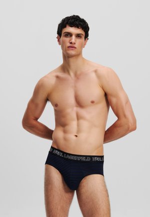 IKON SET PACK OF 3 - Briefs - ikon all over stripe print black iris
