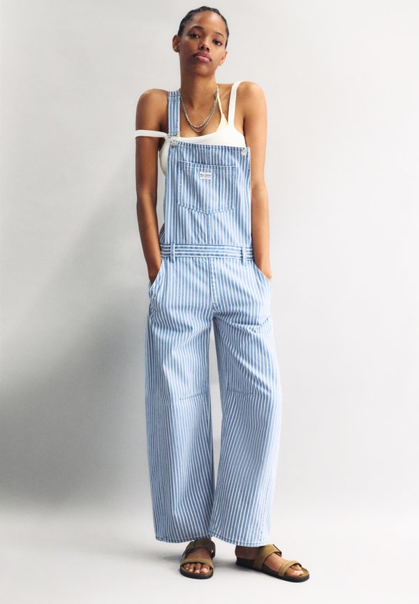 BARREL STRIPED - Latzhose