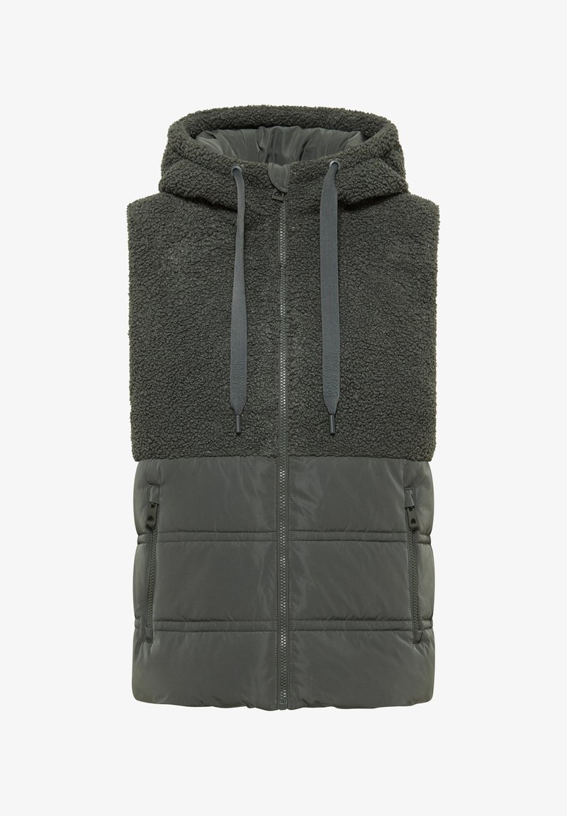 MAMA Gilet imbottito con cappuccio - Verde kaki scuro - DONNA | H&M IT MAMA Gilet imbottito con cappuccio - Verde kaki scuro - DONNA | H&M IT
